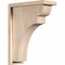 Ekena Millwork Yorktown Smooth Corbel w/Backplate, Douglas Fir, 5 1/2"W x 14"D x 18"H COR06X14X18YOR01SDF - alternate 1